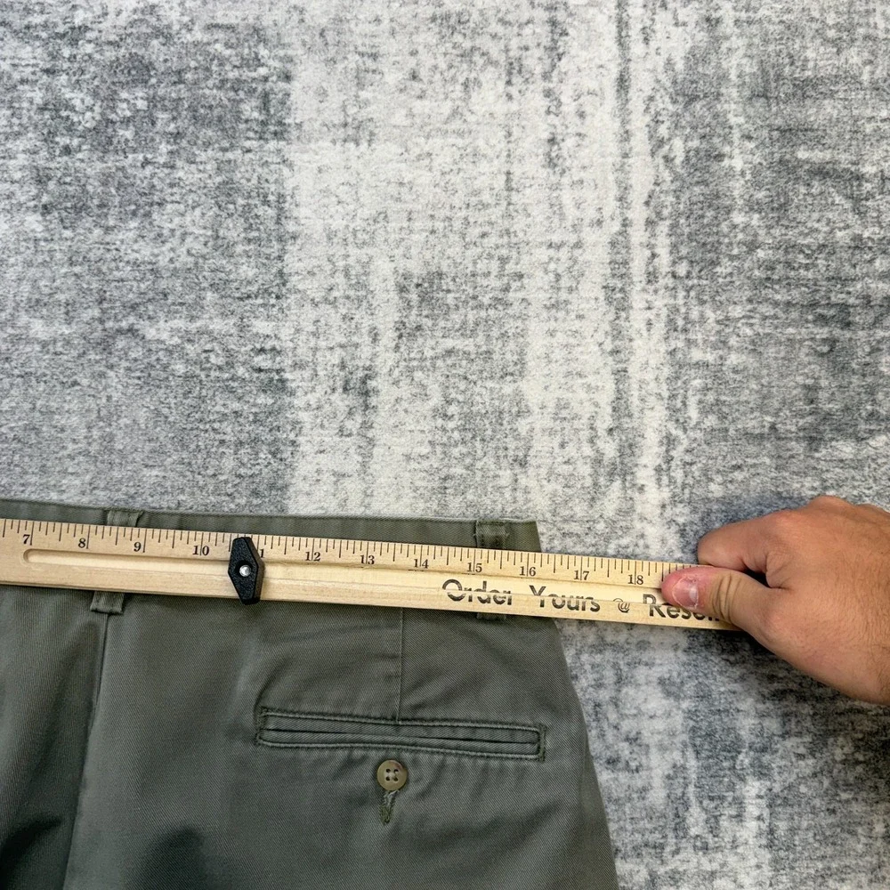 VTG Polo Ralph Pants 33x30 Olive Khaki Double Pleated Trousers High Waist 90s